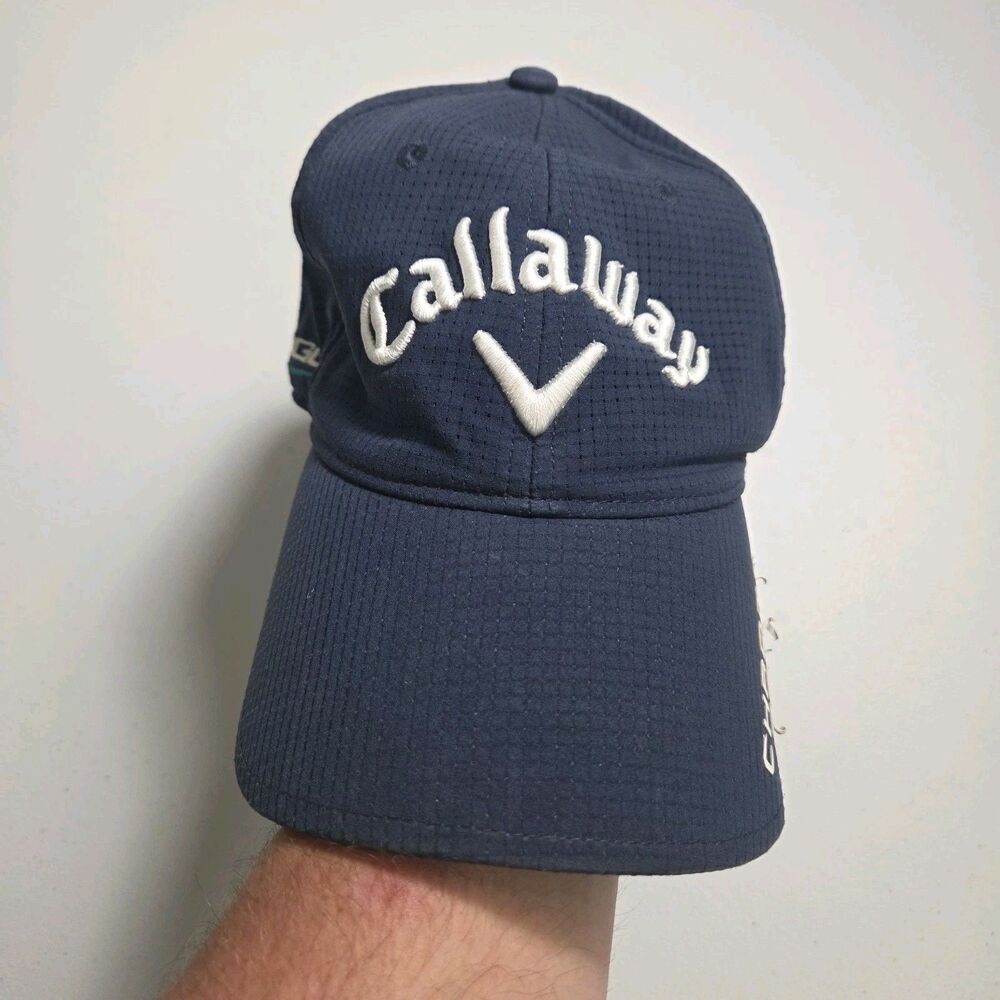 Callaway Golf Hat Mens OSFA Navy Rogue Chrome Soft Odyssey Tour Performance Cap